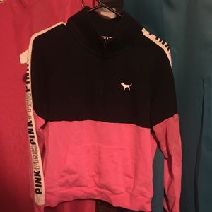 PINK half zip up